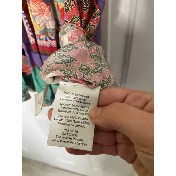 Anthropologie Bhanuni by Jyoti Peasant Print Top - Picture 10 of 11